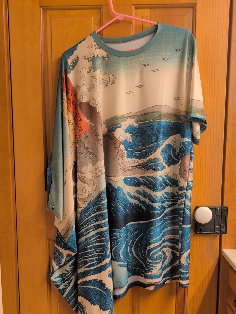 Blackmilk Naruto Whirlpool Super Drape Mini Dress Tunic Japanese Art Print RARE - Picture 2 of 8